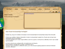 Tablet Screenshot of kovacsszenaja.hu